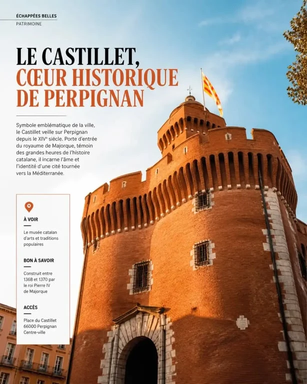 Le Castillet, monument emblématique à voir à Perpignan