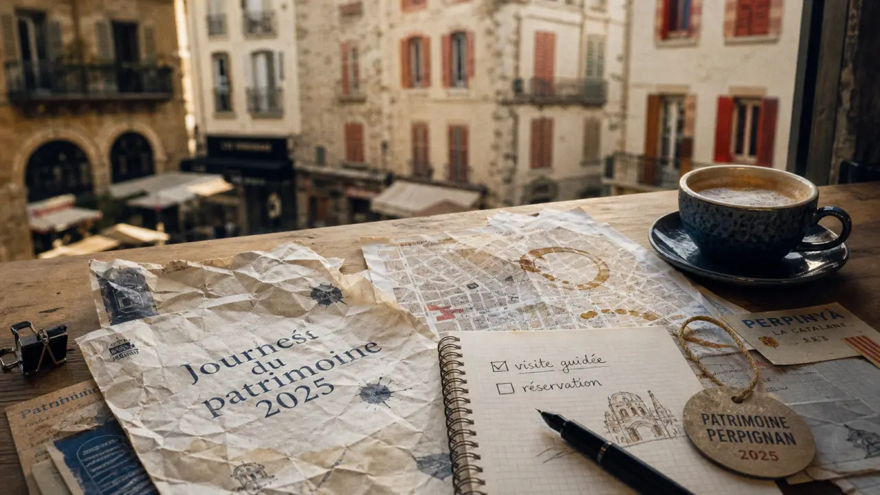 Journée du patrimoine 2025 perpignan : programme, plan et réservation au café