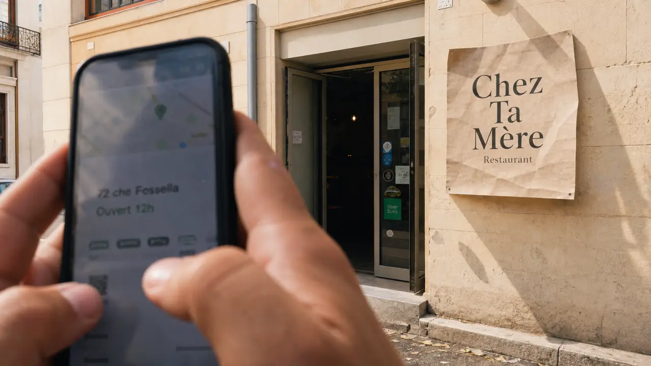 Restaurant chez ta mere Perpignan : adresse et horaires sur smartphone