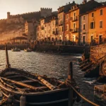 Visiter Collioure : barque catalane au port, quartier du Mouré et Château Royal