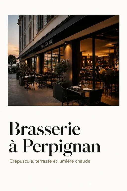 Restaurant le chalet perpignan : façade et terrasse aménagée d’une brasserie conviviale à Perpignan