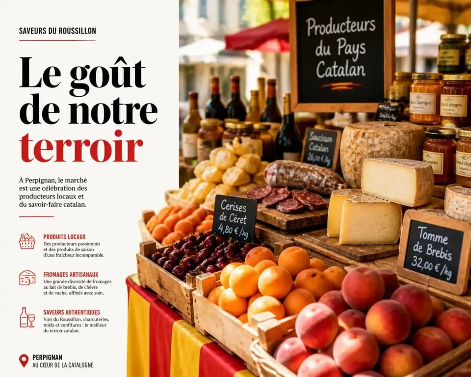 Marché local à Perpignan, une étape incontournable pour sortir à Perpignan ce week-end