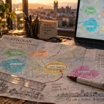 Quartiers perpignan plan : 5 secteurs et mairies