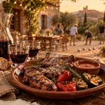 Restaurant bouillon perpignan : assiette catalane midi, grillades au feu de bois