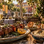 restaurant brochettes Perpignan : terrasse, brochettes bœuf et mer