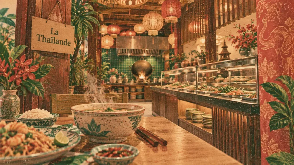 Restaurant la thailande perpignan : buffet à volonté et wok personnalisable