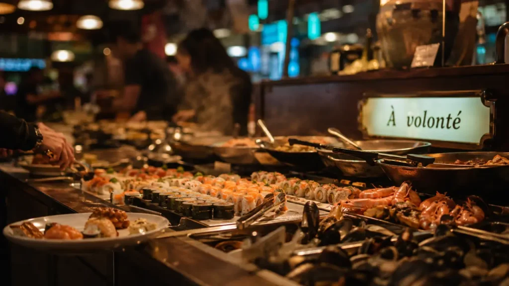 Restaurant volonté perpignan : buffet asiatique près de Perpignan, sushi et woks