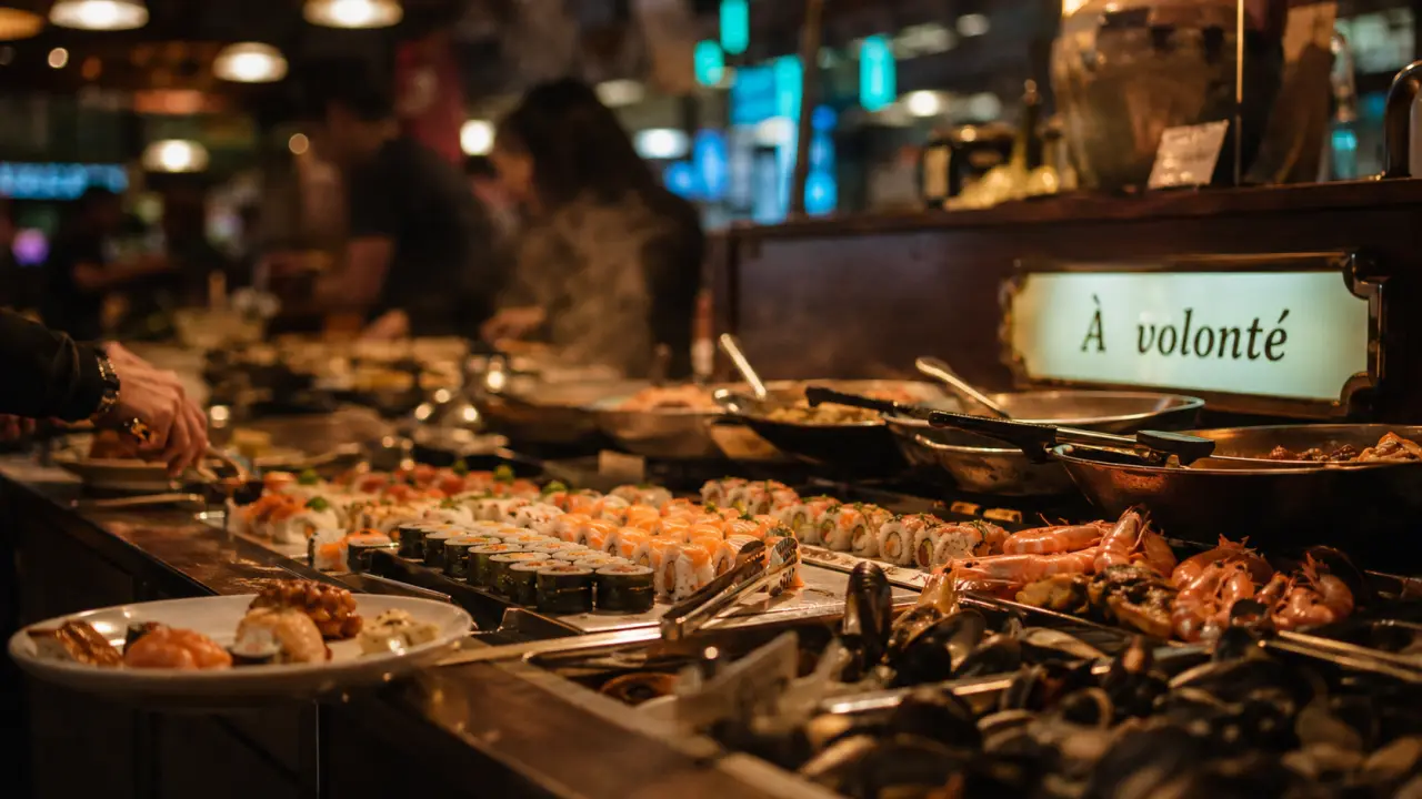 Restaurant volonté perpignan : buffet asiatique près de Perpignan, sushi et woks