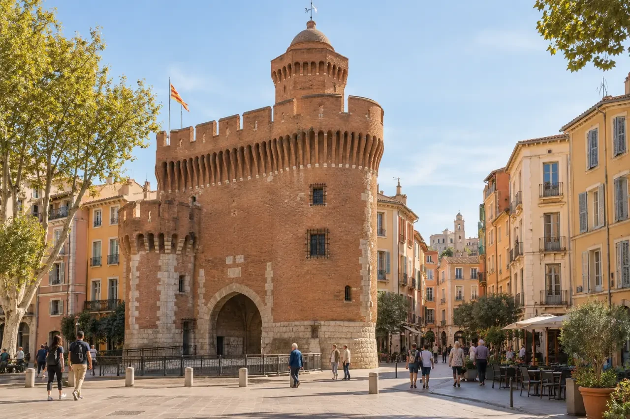 Que faire à Perpignan : le Castillet au cœur du centre historique