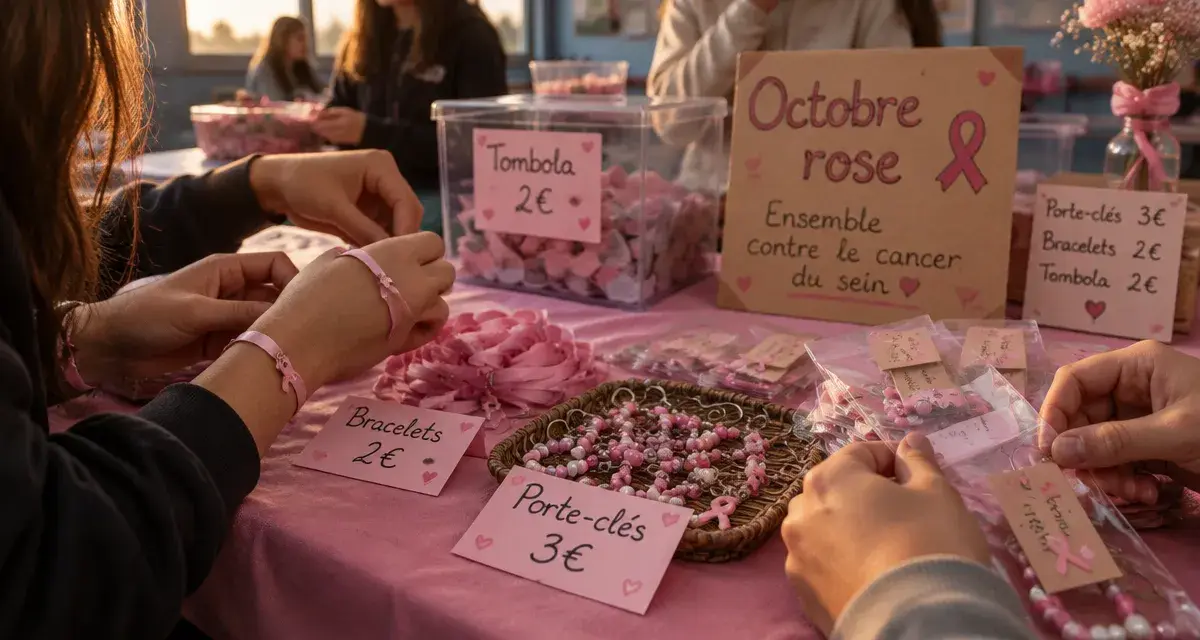 À Perpignan, les lycéens de Marillac mobilisés pour Octobre rose