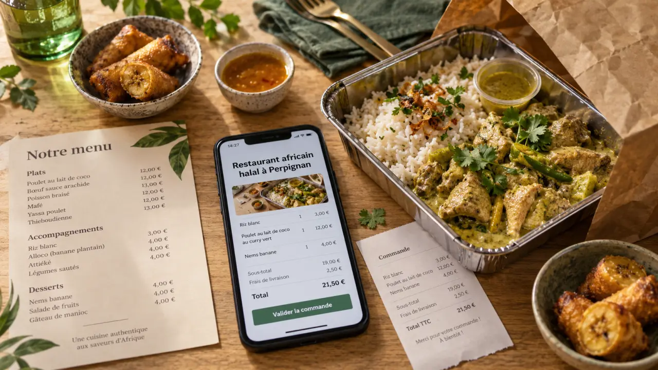 Restaurant africain perpignan halal et livraison, plats africains