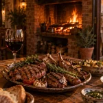 Restaurant capuccino perpignan : grillades à la cheminée, terrasse ombragée